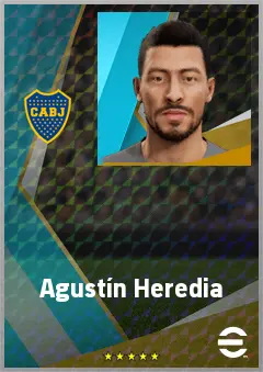 Agustín Heredia eFootball 2026 player card, 67 OVR CB