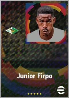 Junior Firpo eFootball 2026 player card, 72 OVR LB