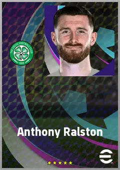 Anthony Ralston eFootball 2026 player card, 72 OVR RB