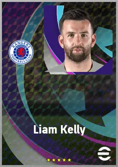 Liam Kelly eFootball 2026 player card, 70 OVR GK
