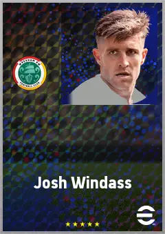 Josh Windass eFootball 2026 player card, 71 OVR SS