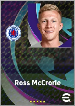 Ross McCrorie eFootball 2026 player card, 71 OVR RB