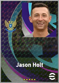Jason Holt eFootball 2026 player card, 69 OVR CMF