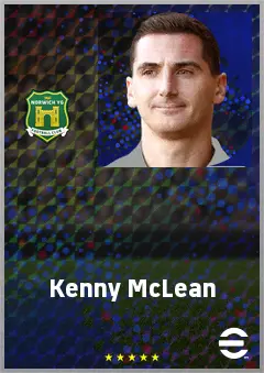 Kenny McLean eFootball 2026 player card, 71 OVR DMF