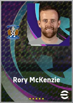 Rory McKenzie eFootball 2026 player card, 67 OVR RWF