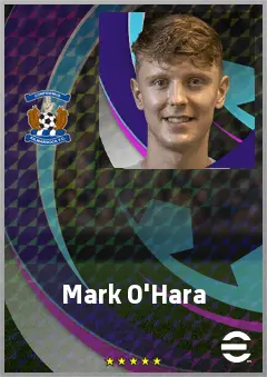 Mark O'Hara eFootball 2026 player card, 70 OVR CMF