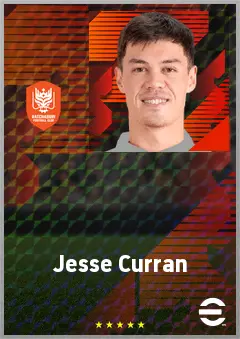 Jesse Curran eFootball 2026 player card, 67 OVR RB