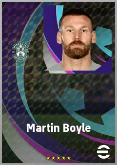 Martin Boyle eFootball 2026 player card, 73 OVR CF