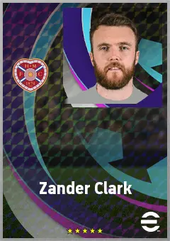 Zander Clark eFootball 2026 player card, 70 OVR GK