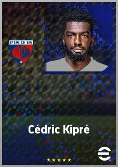 Cédric Kipré eFootball 2026 player card, 73 OVR CB