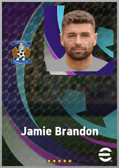 Jamie Brandon eFootball 2026 player card, 69 OVR DMF