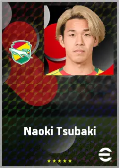 Tsubaki Naoki eFootball 2026 player card, 68 OVR LMF