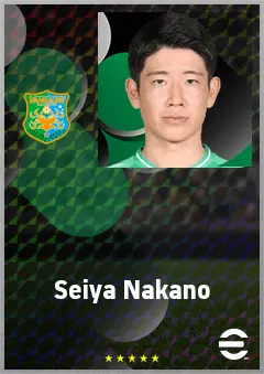 Nakano Seiya eFootball 2026 player card, 65 OVR CF