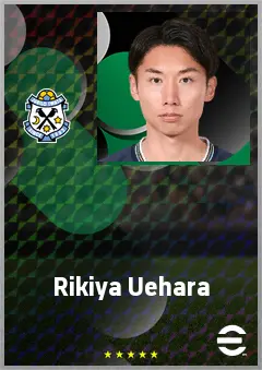 Uehara Rikiya eFootball 2026 player card, 67 OVR DMF