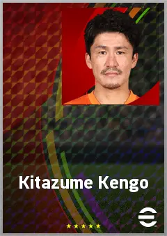 Kitazume Kengo eFootball 2026 player card, 67 OVR RB