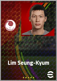 Lim Seung-Kyum eFootball 2026 player card, 65 OVR CB