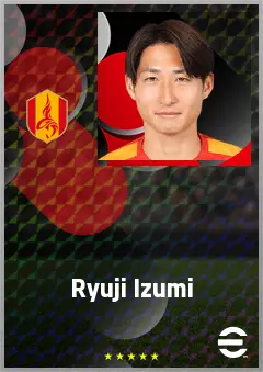 Izumi Ryuji eFootball 2026 player card, 70 OVR AMF