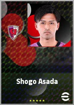 Asada Shogo eFootball 2026 player card, 67 OVR CB