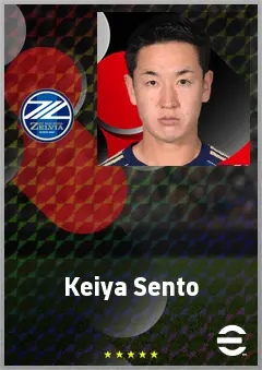 Sento Keiya eFootball 2026 player card, 68 OVR AMF
