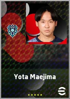 Maejima Yota eFootball 2026 player card, 67 OVR LMF