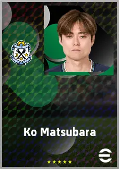 Matsubara Ko eFootball 2026 player card, 70 OVR LB