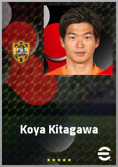 Kitagawa Koya eFootball 2026 player card, 70 OVR CF