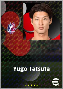 Tatsuta Yugo eFootball 2026 player card, 70 OVR CB