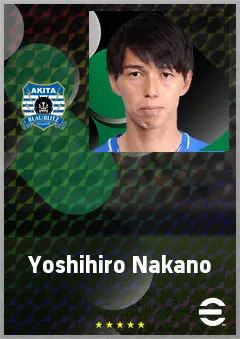 Nakano Yoshihiro eFootball 2026 player card, 66 OVR LMF