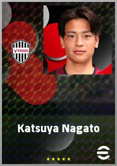 Nagato Katsuya eFootball 2026 player card, 71 OVR LB