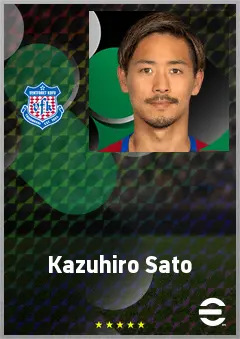 Sato Kazuhiro eFootball 2026 player card, 67 OVR AMF