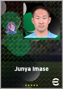 Imase Junya eFootball 2026 player card, 65 OVR CB