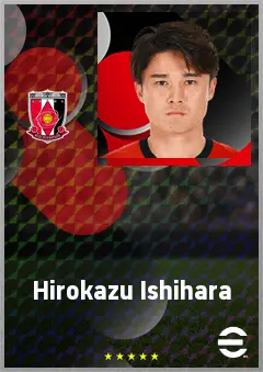 Ishihara Hirokazu eFootball 2026 player card, 70 OVR RB