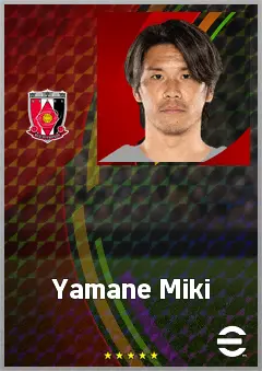 Yamane Miki eFootball 2026 player card, 74 OVR RB