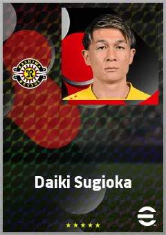 Sugioka Daiki eFootball 2026 player card, 69 OVR LB
