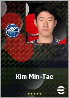 Kim Min-Tae eFootball 2026 player card, 70 OVR CB