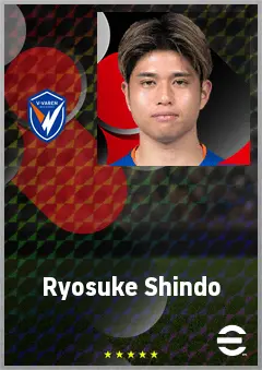 Shindo Ryosuke eFootball 2026 player card, 69 OVR CB