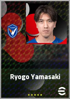 Yamasaki Ryogo eFootball 2026 player card, 67 OVR CF