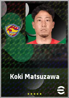 Matsuzawa Koki eFootball 2026 player card, 65 OVR GK