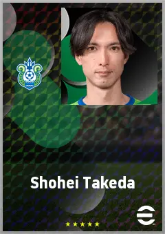 Takeda Shohei eFootball 2026 player card, 66 OVR AMF