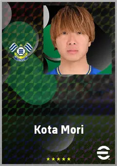 Mori Kota eFootball 2026 player card, 68 OVR LWF