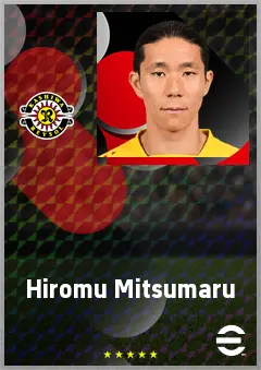 Mitsumaru Hiromu eFootball 2026 player card, 69 OVR LB