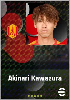 Kawazura Akinari eFootball 2026 player card, 69 OVR CB