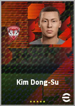 Kim Dong-Su eFootball 2026 player card, 64 OVR CB