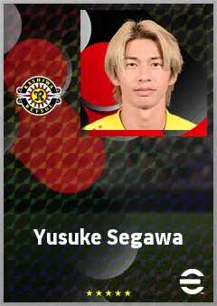 Segawa Yusuke eFootball 2026 player card, 68 OVR AMF