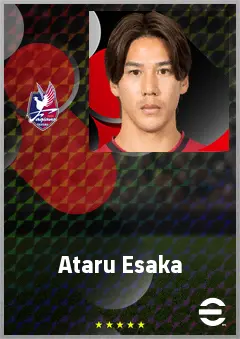 Esaka Ataru eFootball 2026 player card, 69 OVR AMF