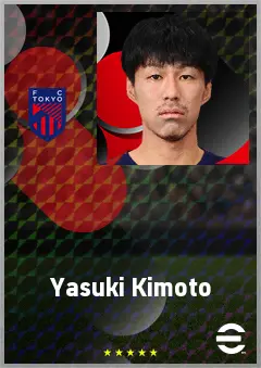 Kimoto Yasuki eFootball 2026 player card, 69 OVR CB
