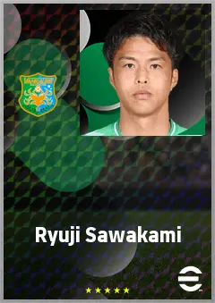 Sawakami Ryuji eFootball 2026 player card, 68 OVR CF