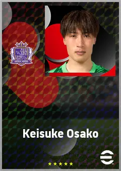 Osako Keisuke eFootball 2026 player card, 73 OVR GK