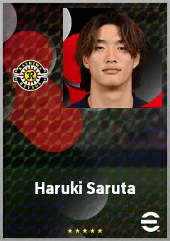 Saruta Haruki eFootball 2026 player card, 63 OVR GK
