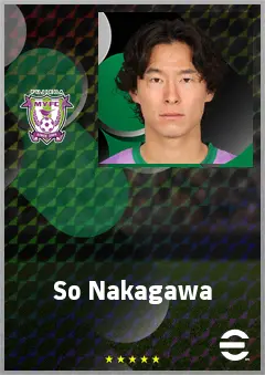 Nakagawa So eFootball 2026 player card, 67 OVR CB